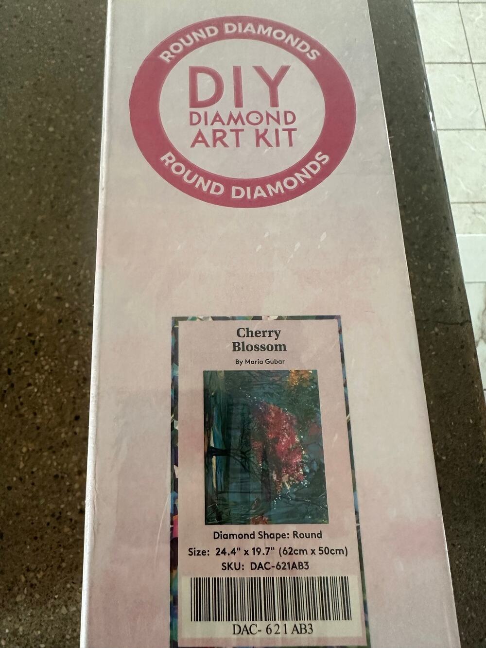 Cherry Blossom by Maria Gubar Sealed Archived Diamond Art Club